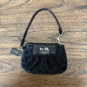 Coach Felt Wristlet
